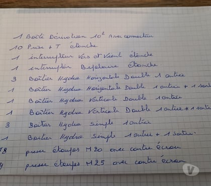 Bricolage - Jardin - Outillage - Photos Vivastreet Matériel électrique étanche