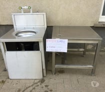 Labo Evier + table inox