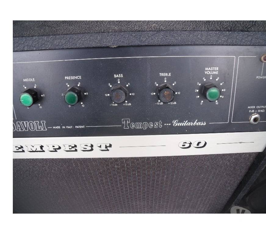 Instruments de musique Seraing Jemeppe - Photos Vivastreet Amplificateur DAVOLI TEMPEST 60