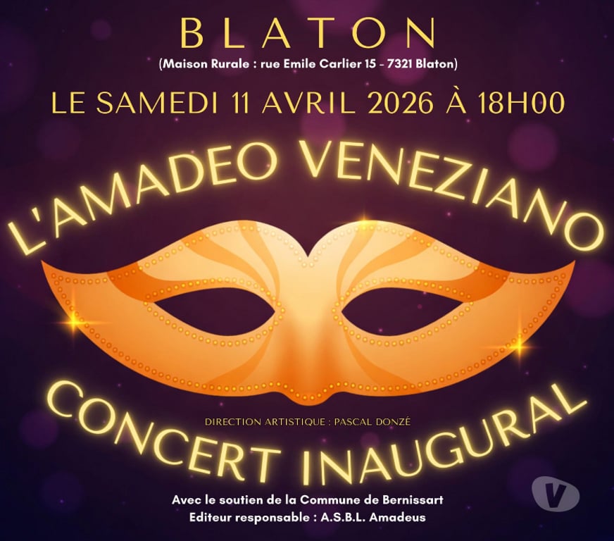 Concerts - Théâtre - Spectacles Bernissart Blaton - Photos Vivastreet Concert Amadeo Veneziano