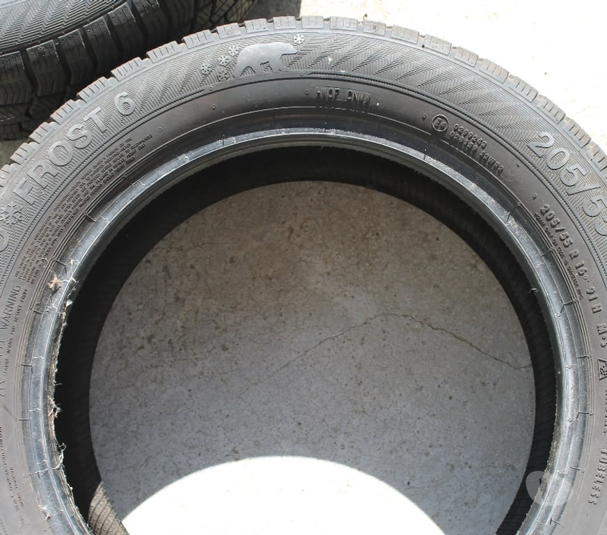 Pièces et services auto Philippeville - Photos Vivastreet 2 x pneus hiver EuroFrost 6 205 55 R16 91H