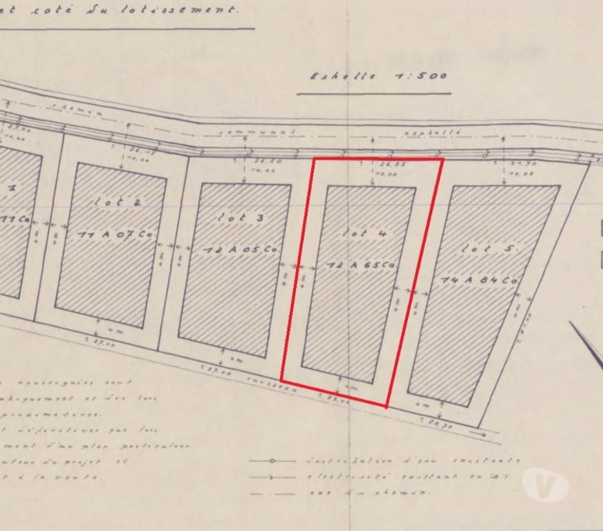 Terrains à vendre Baillamont - Photos Vivastreet NAOMÉ Bièvre : Terrain de 12a65ca, belle vue.
