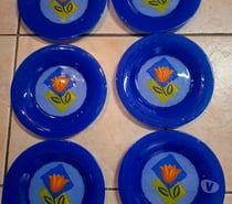Assiettes fleurs