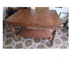 ancienne table a manger avec 6 chaises