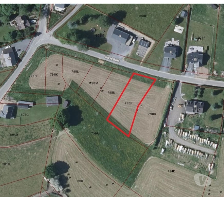 Terrains à vendre Tenneville Laneuville-au-Bois - Photos Vivastreet Ortheuville : terrain à batir, 11a 72ca, très belle vue.