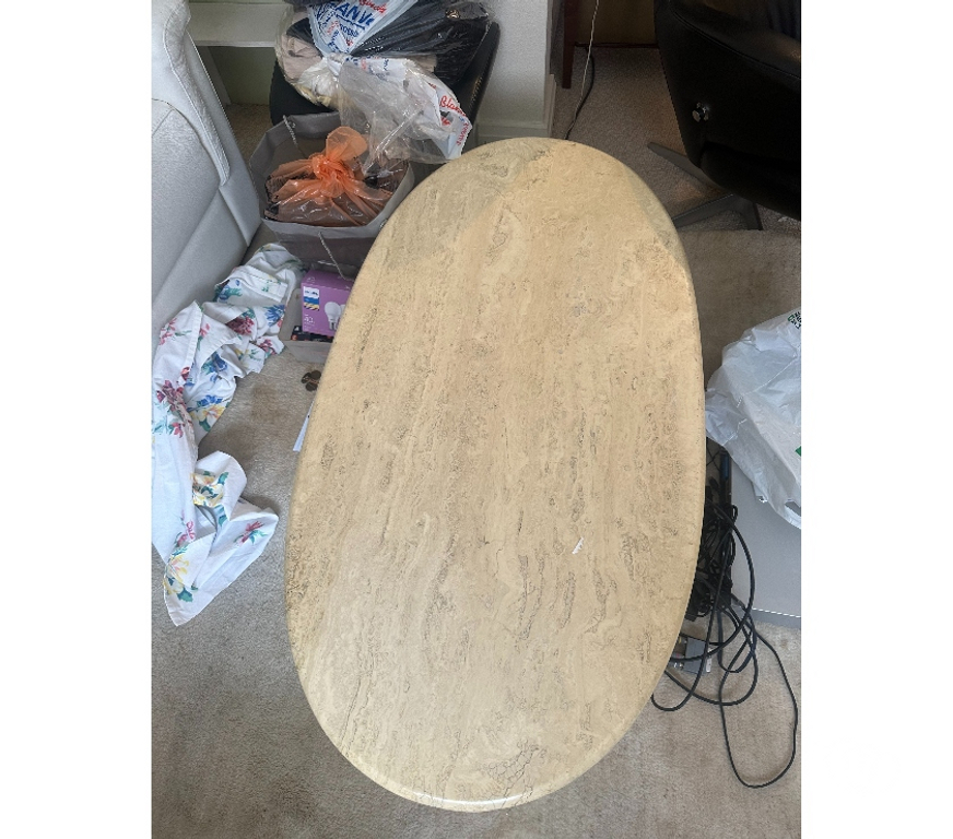 Meubles & Décoration Auderghem - Photos Vivastreet Table basse vintage en travertin –design italien 70s