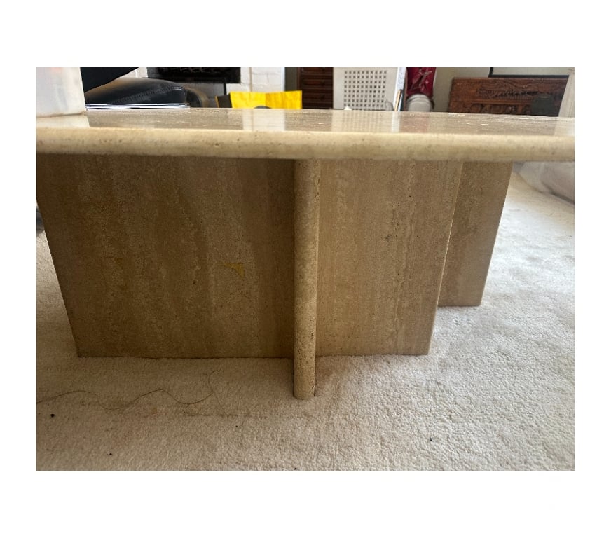 Meubles & Décoration Auderghem - Photos Vivastreet Table basse vintage en travertin –design italien 70s