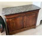 Belle armoire dressoir marbre gris salle a manger