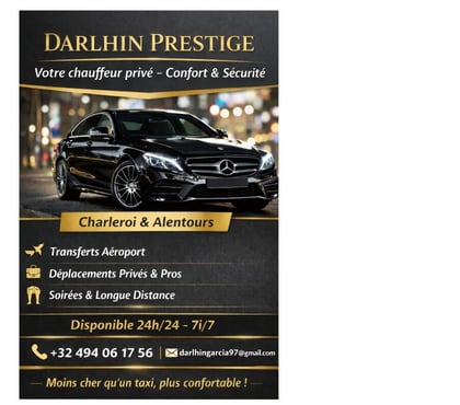 Autres services Charleroi-Centrum Charleroi - Photos Vivastreet Chauffeur privé disponible 24h 24 7j 7 service en Belgique