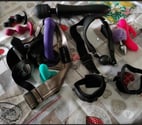 Bouche et cul à disposition, en vêtements de sissy - trav