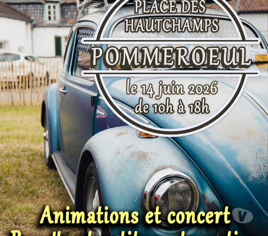 Expositions - visites Bernissart Pommeroeul - Photos Vivastreet Rallye et fête Vintage