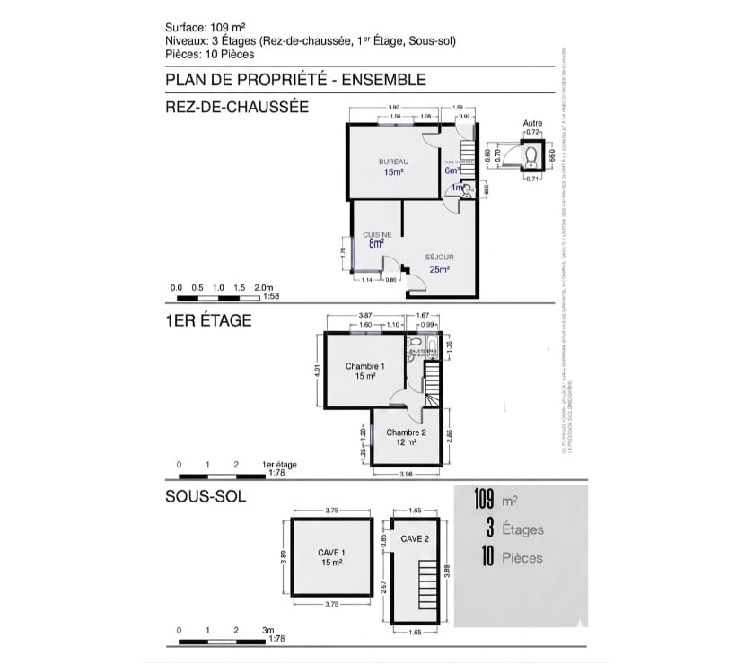 Annonce maison Liège Liège-Centrum - Photos Vivastreet MAISON A VENDRE - 2CH + BUR - ELEC OK- TOIT 2022- CUIS 2021