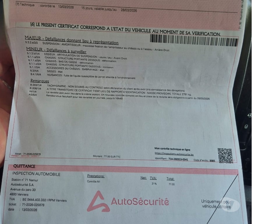 Véhicules commerciaux & utilitaires d'occasion Jambes Erpent - Photos Vivastreet Fiat Scudo utilitaire