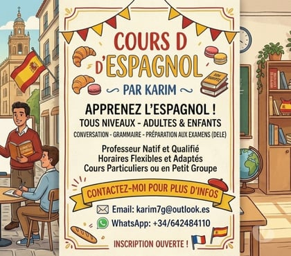 Cours de Langue - Photos Vivastreet COURS D’ESPAGNOL EN LIGNE
