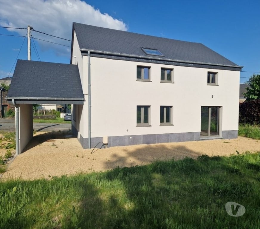 Annonce maison Bouillon Bouillon-Centrum - Photos Vivastreet Les Hayons : maison neuve, 3ch + bureau, jardin.