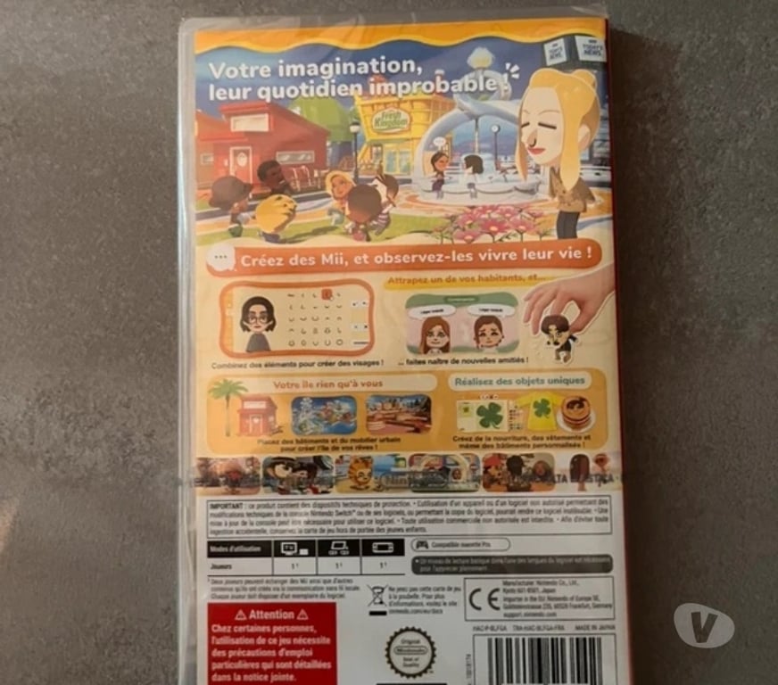 Jeux - jouets Arlon Bonnert - Photos Vivastreet Tomodachi Life Switch