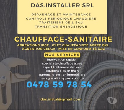 Artisans - dépannages Grand-Bigard Dilbeek - Photos Vivastreet climatisation+ chauffage devis gratuit Bruxelles+peripherie