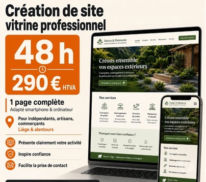 Informatique - Photos Vivastreet Création de site vitrine professionnel en 48h (290€ HTVA)