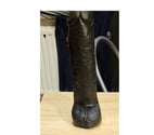 Passif salope mince démonter par dildo 27x6.5cm en cam