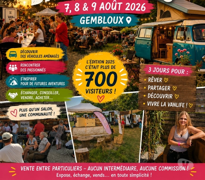 Expositions - visites Gembloux Gembloux-Centrum - Photos Vivastreet Festival des baroudeurs