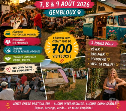 Expositions - visites Gembloux-Centrum Gembloux - Photos Vivastreet Festival des baroudeurs