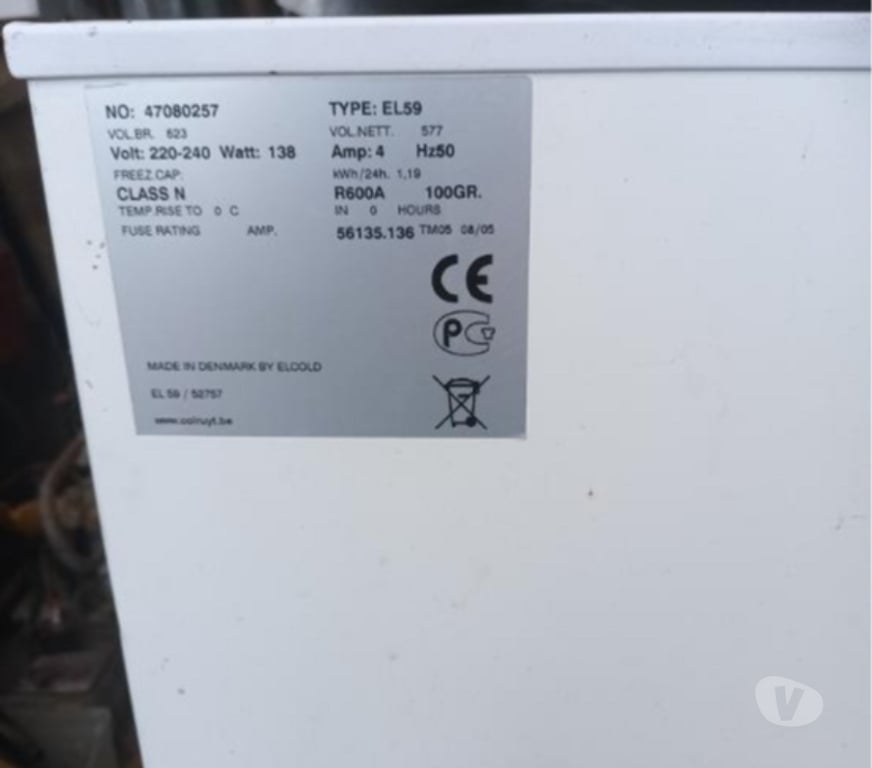 Electroménager Comines-Warneton Comines - Photos Vivastreet vend congélateur marque elcold