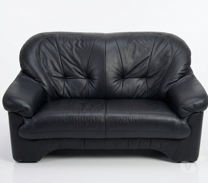 Meubles & Décoration Liège-Centrum Liège - Photos Vivastreet Vente canapé 2 places cuir noir parfait état 100€