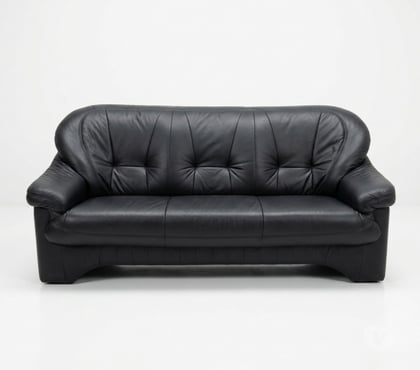 Meubles & Décoration Liège-Centrum Liège - Photos Vivastreet Vente canapé 3places cuir noir parfait état 200€