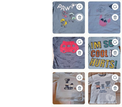 Vêtements bébés Tournai-Centrum Tournai - Photos Vivastreet Lot de 12 tee-shirts garçon Taille 18 mois