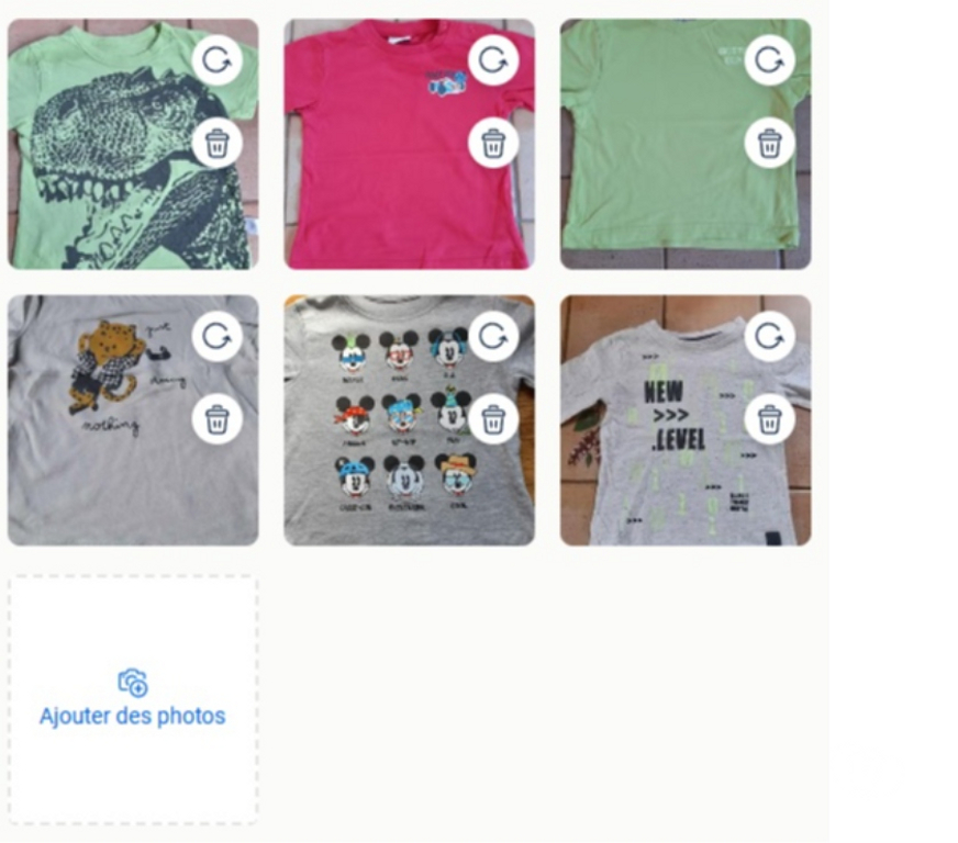 Vêtements bébés Tournai Tournai-Centrum - Photos Vivastreet Lot de 11 tee-shirts garçon Taille 2 ans