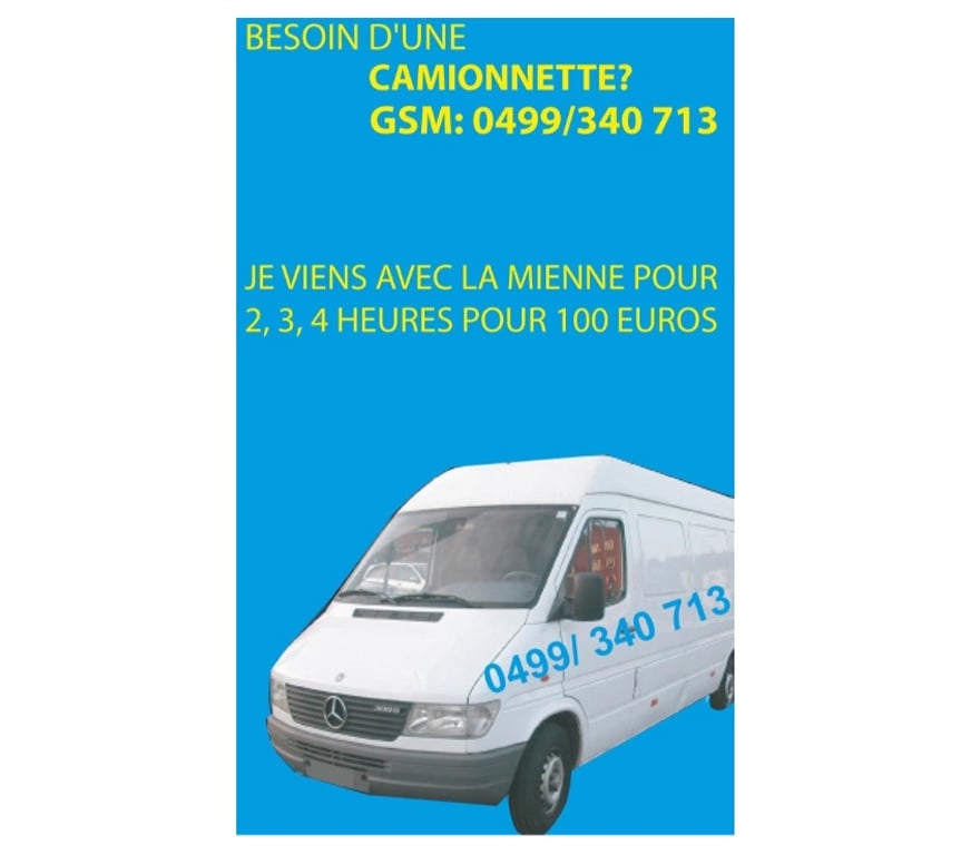 Déménageurs Liège Liège-Centrum - Photos Vivastreet Déménagement camionnette