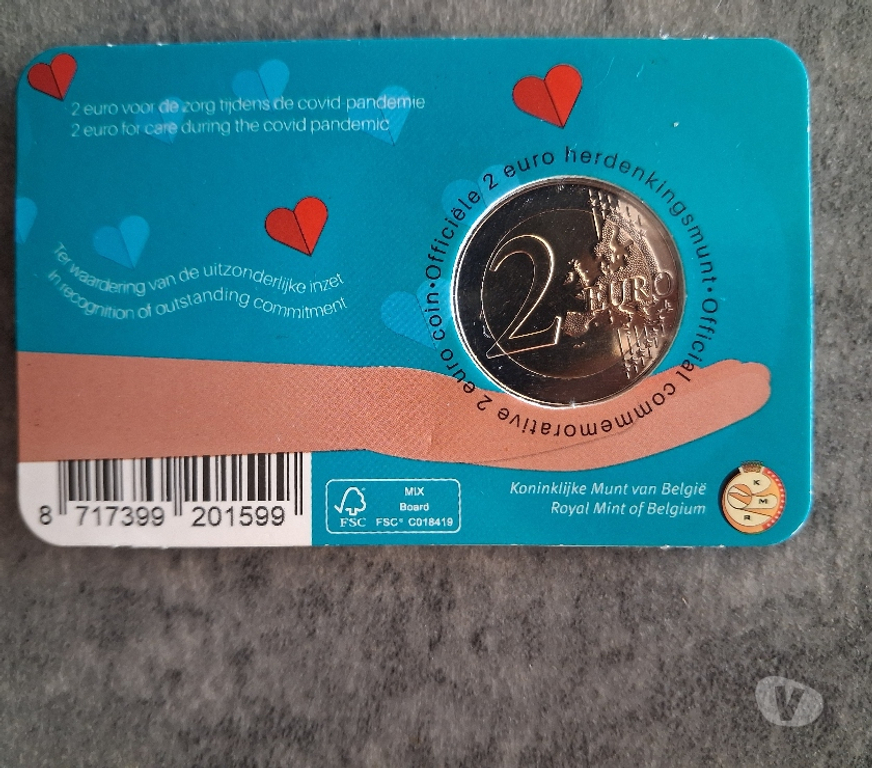 Collections Evere - Photos Vivastreet CoinCard Belgique de 2€ - 2022