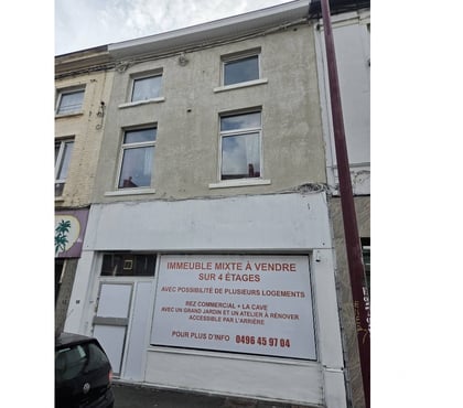 Vente immeuble Gilly-Centrum Gilly - Photos Vivastreet Immeuble mixte sur 4étages à fort potentiel 0496 459704