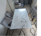 Liège - Liège — TABLE EN VERRE MARBRE 160X90cm