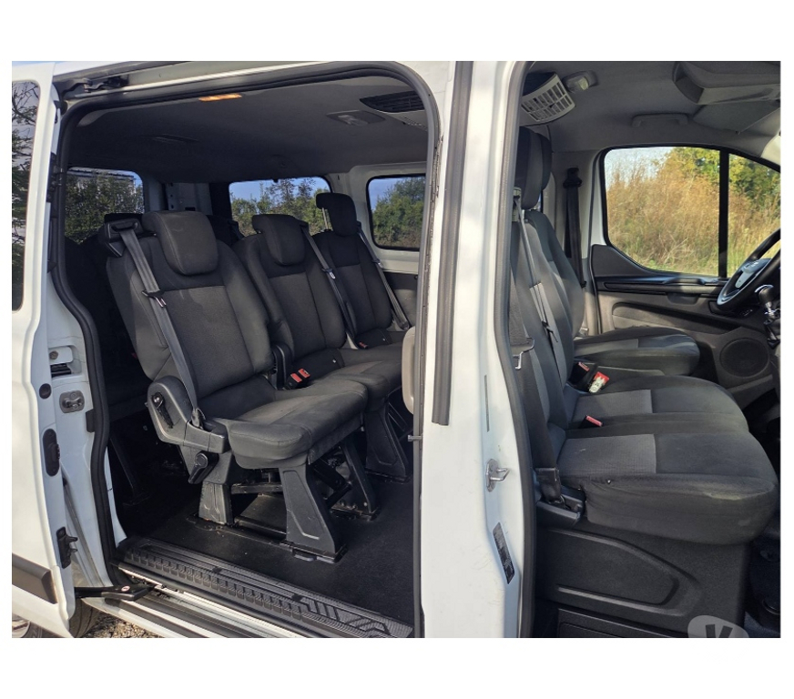 Véhicules commerciaux & utilitaires d'occasion Pont-de-Loup - Photos Vivastreet Ford Transit Custom 2020 9places Minibus 2.0tdci 110cv Airco