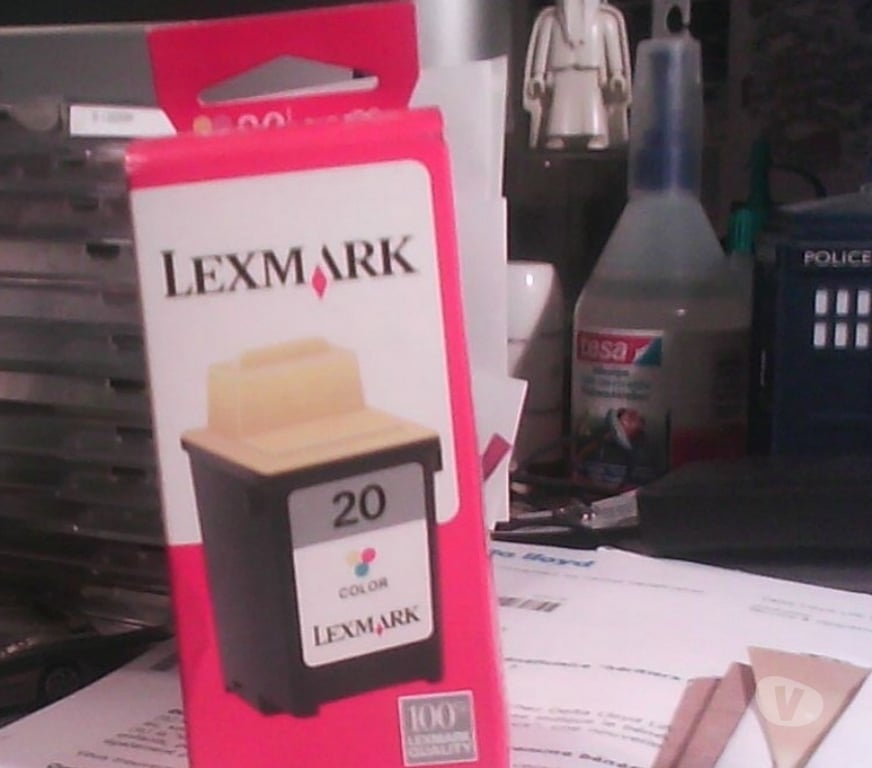 Informatique Koekelberg - Photos Vivastreet cartouche d'encre couleurs n°20 15M0120 neuve pour Lexmark