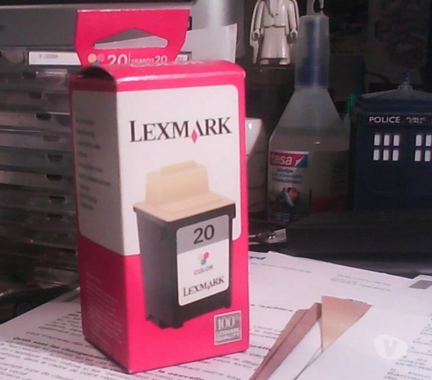 Informatique Koekelberg - Photos Vivastreet cartouche d'encre couleurs n°20 15M0120 neuve pour Lexmark