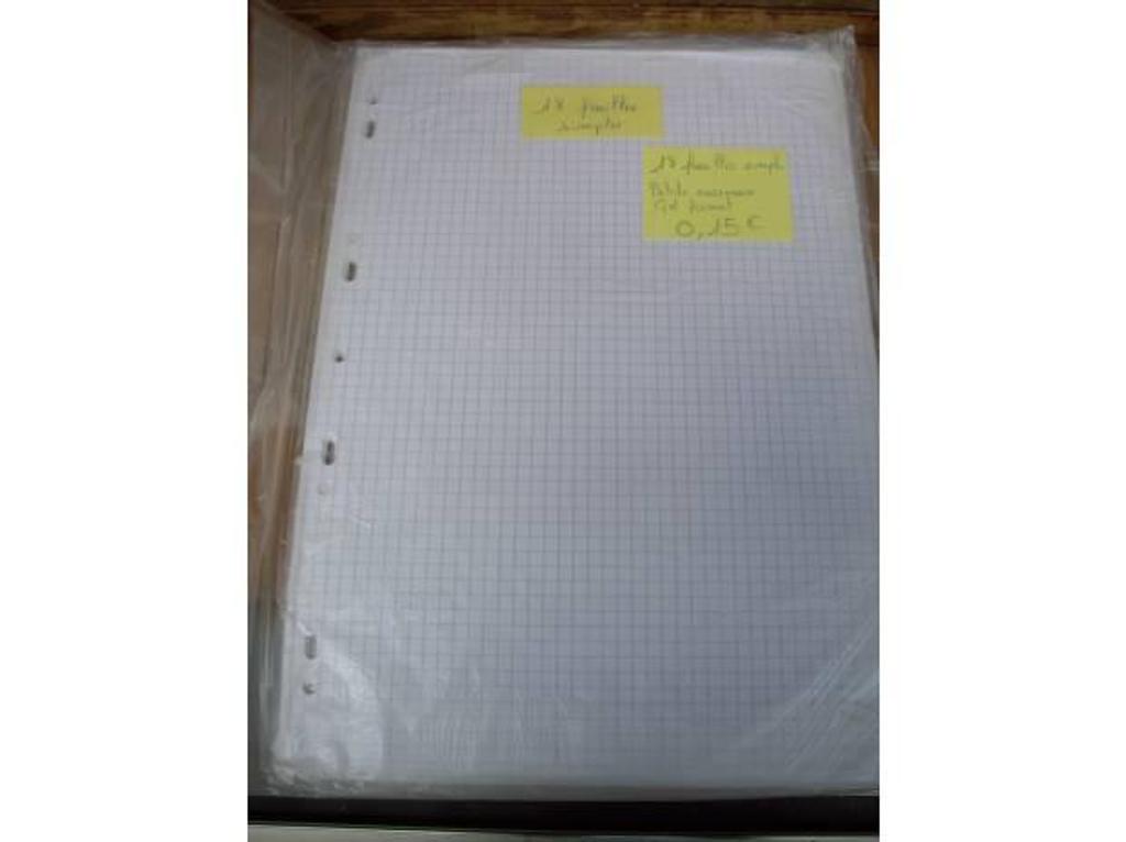 Accessoires - Bagagerie Bas-Rhin Bouxwiller - 67330 - Photos Vivastreet Lots de Feuilles scolaires - Neufs
