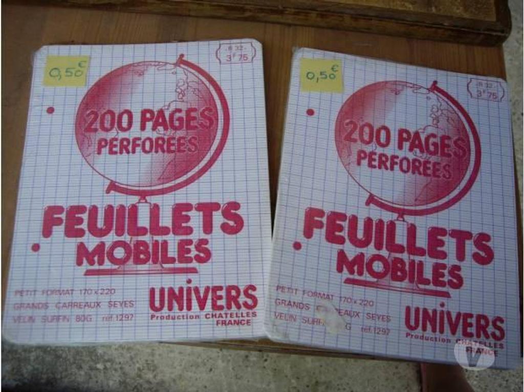Accessoires - Bagagerie Bas-Rhin Bouxwiller - 67330 - Photos Vivastreet Lots de Feuilles scolaires - Neufs