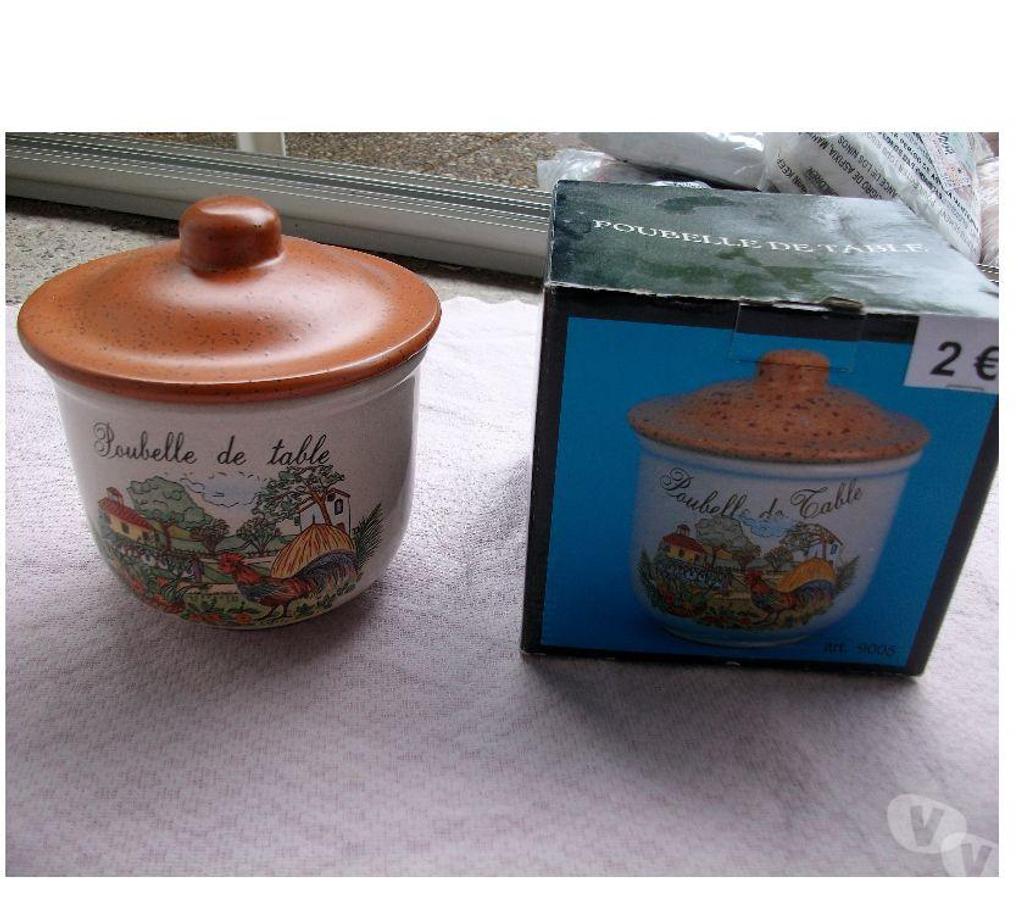 Ameublement & art de la table Bas-Rhin Bouxwiller - 67330 - Photos Vivastreet Poubelles de Table et Pots culinaires en verre