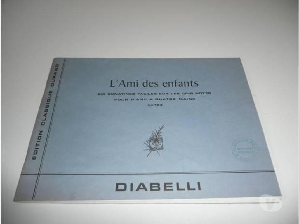 Instruments de musique Seine-et-Marne Meaux - 77100 - Photos Vivastreet PARTITIONS PIANO L'AMI DES ENFANTS - DIABELLI