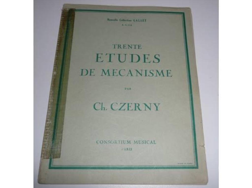 Instruments de musique Seine-et-Marne Meaux - 77100 - Photos Vivastreet 30 ETUDES DE MECANISME par CH. CZERNY