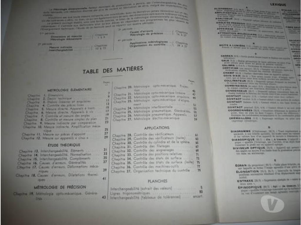 Livres occasion Seine-et-Marne Mareuil les Meaux - 77100 - Photos Vivastreet METROLOGIE DIMENSIONNELLE Fascicule 13 - Delagrave