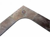 Travertin Walnut Margelle Angle 61x61 cm
