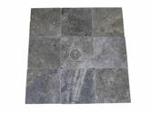 Travertin Gris Silver 30x30x1,5 cm Antique