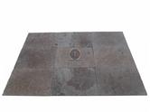 Travertin Noisette Walnut Dalle Rectangulaire
