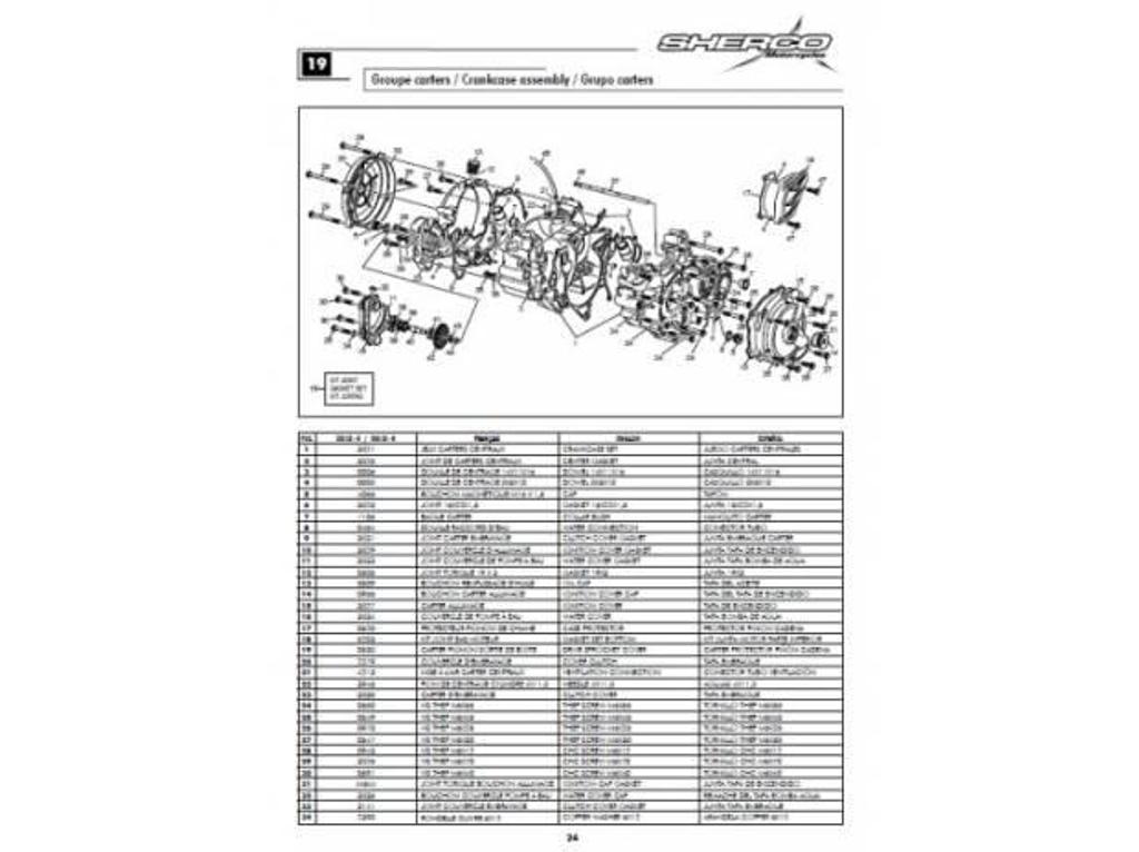Pièces et services moto Ardèche Bourg St Andeol - 07700 - Photos Vivastreet Manuel atelier Sherco 250300 SE-R - Français