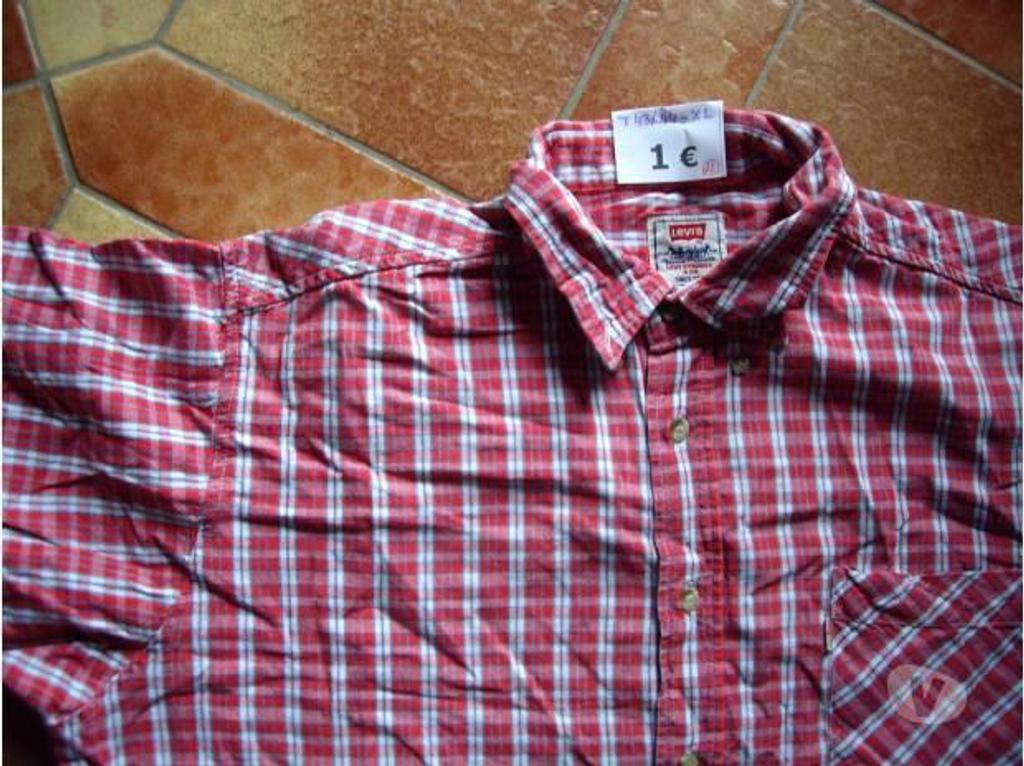 Vêtements occasion Bas-Rhin Bouxwiller - 67330 - Photos Vivastreet Chemises Homme manches courtes T43-44 ou TXL à 1 €