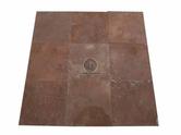 Travertin Noce Marron 40x40 cm Adoucie