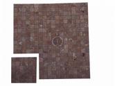 Marbre Rouge Mosaique Vieilli 4,8x4,8 cm